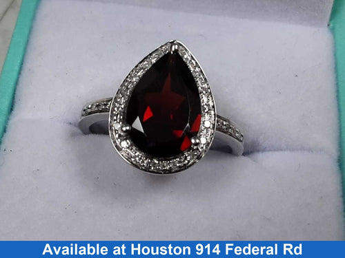 Women's Ring - White Gold 14k (.585) 3.3 grams Size 7.5