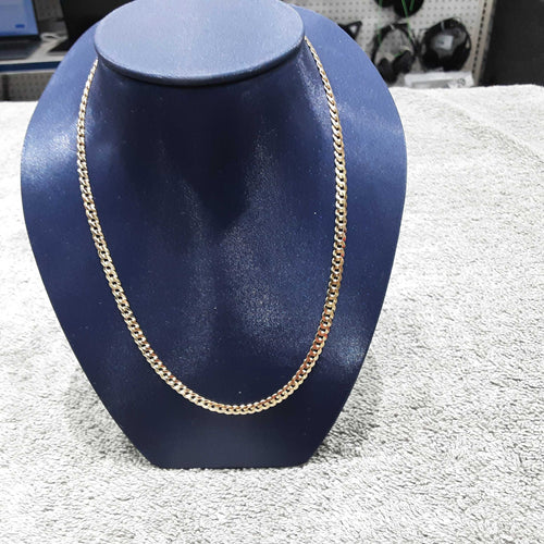 Cuban Link Chain - Yellow Gold 14k (.585) 13.4 grams 22 inch