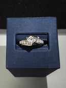 Women's Ring - Anniversary - White Gold 14k (.585) 4.8 grams Size 20