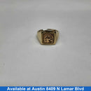 Men's Ring - Yellow Gold 14k (.585) 6.4 grams Size 6.5