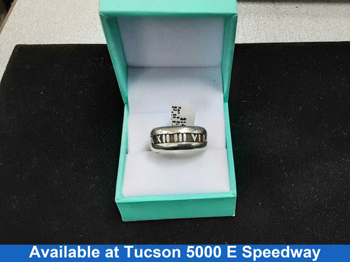 Men's Tiffany Ring - Silver 9.3 Grams Size 8