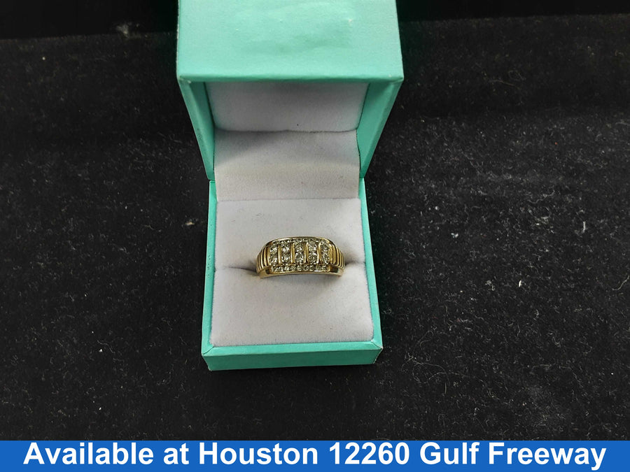 Men's Ring - Yellow Gold 10k (.417) 6.3 grams Size 6.5