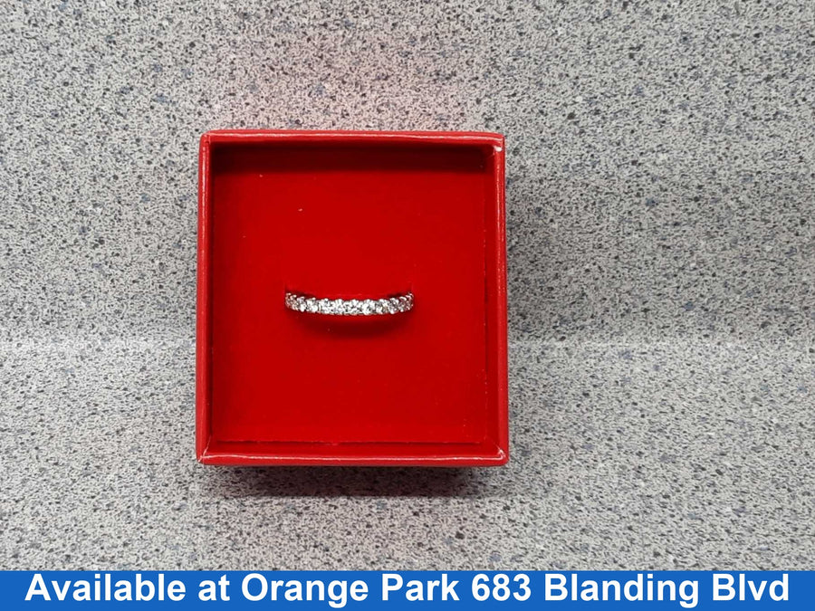 Ring - Wedding Band - White Gold 14k (.585) 2.2 grams Size 5