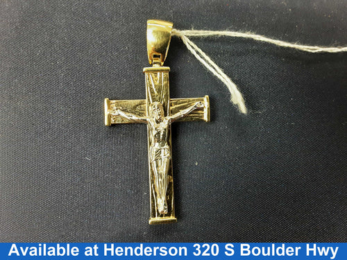 Religious Pendant - White Gold 10k (.417) 3.6 grams