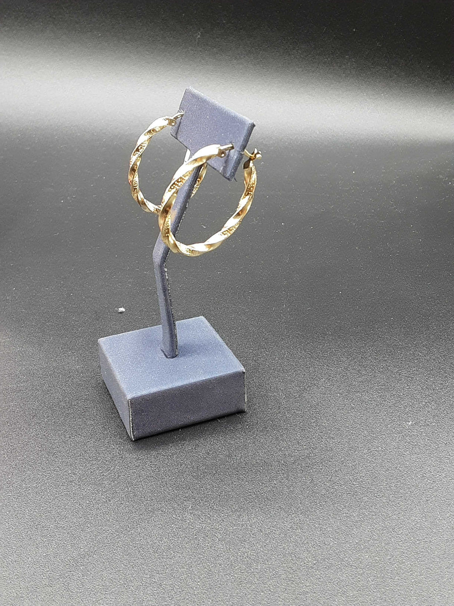 Hoop Earrings - Yellow Gold 14k (.585) 3 grams