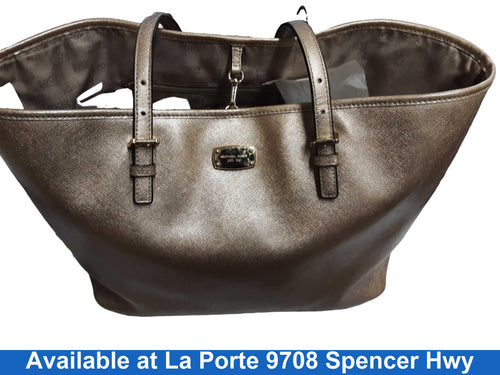 Michael Kors Fp-1605 Beige / Tan Purse / Handbag