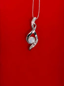Diamond Pendant - Silver 1.4 grams