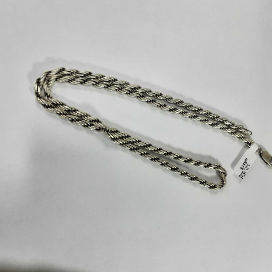 Rope Chain - Silver 41.7 grams 24 inch