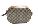 Gucci Gucci Gg Supreme Monogram Cuoio Toscano Mini Chain Beige / Tan Purse / Handbag