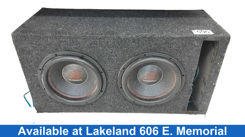 Massive Audio Boa122r Black Car Sub-Woofer