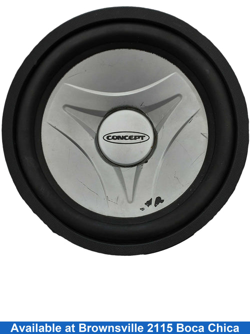 Concept 12 Silver Car Sub-Woofer