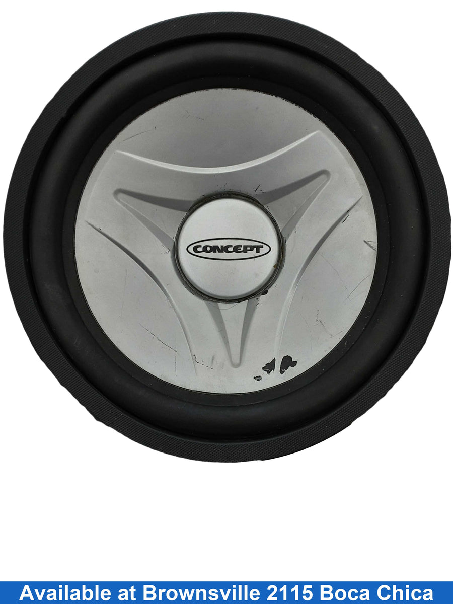 Concept 12 Silver Car Sub-Woofer