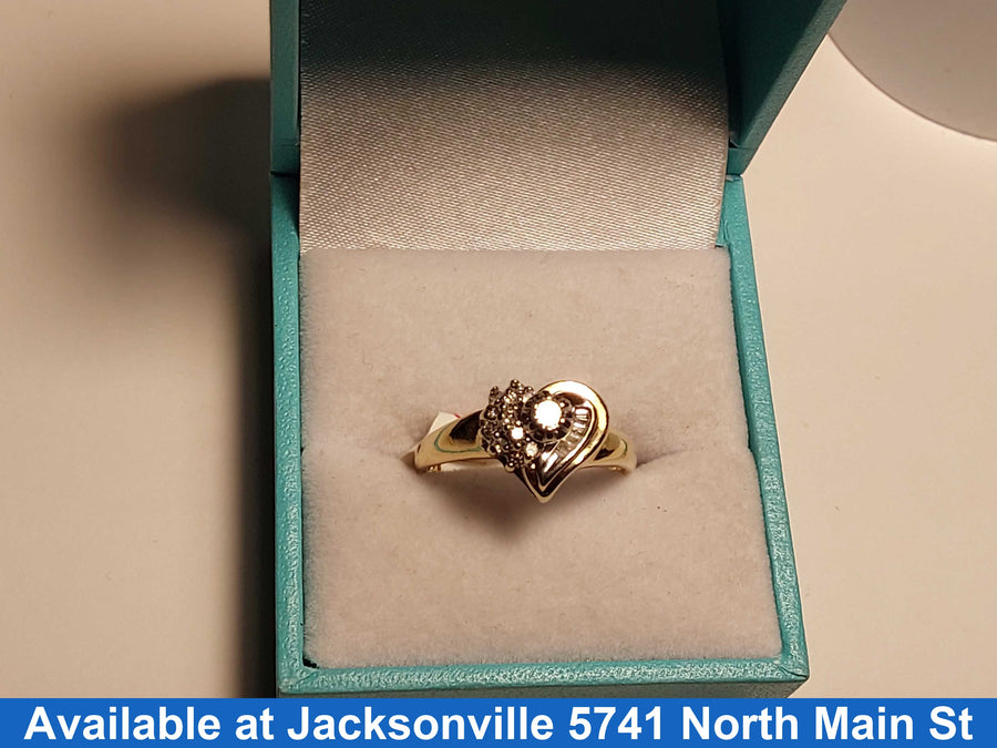 Women's Ring - Yellow Gold 14k (.585) 3.5 grams Size 7