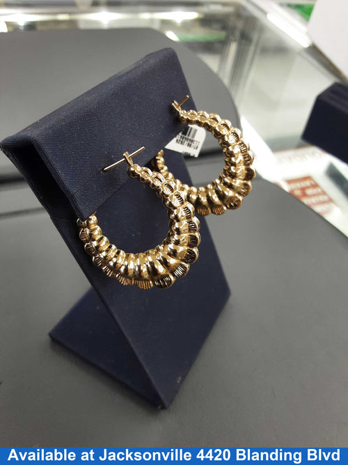 Bangle Earrings - Yellow Gold 14k (.585) 4.9 grams