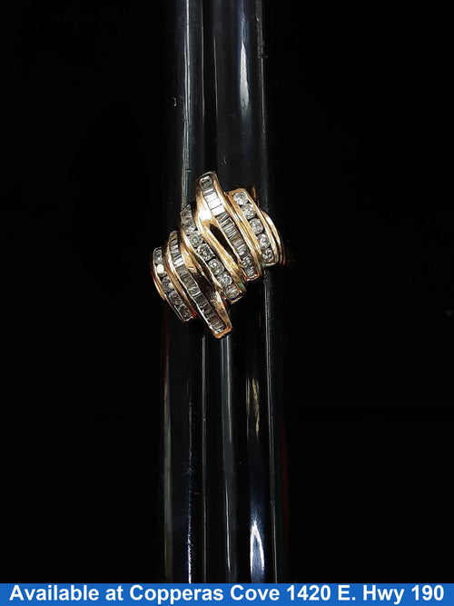 Women's Ring - Yellow Gold 10k (.417) 4.5 grams Size 7