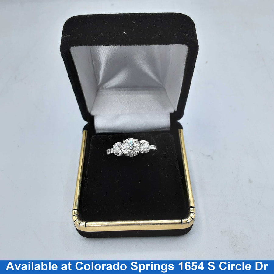 Women's Ring - White Gold 14k (.585) 3.6 grams Size 7