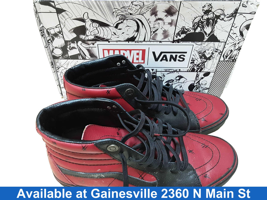 Vans Sk8 Hi Deadpool Red