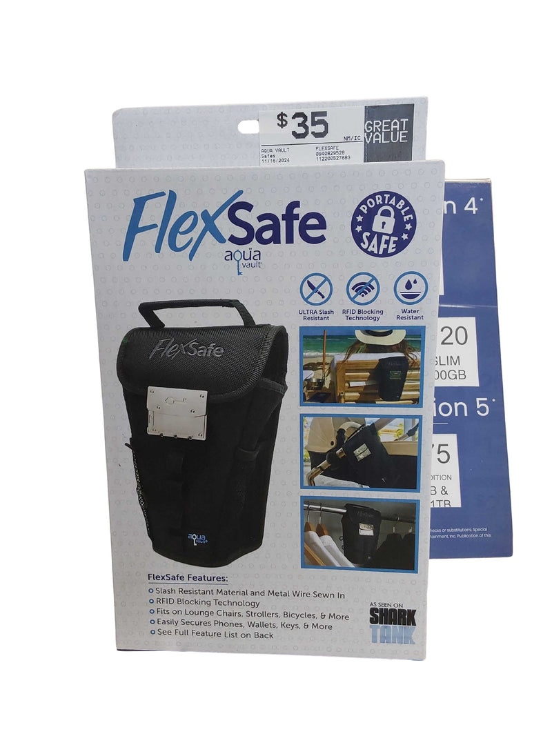 Aqua Vault Flexsafe Black Safe