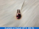 Diamond Pendant - Rose Gold 14k (.585) 3.3 grams