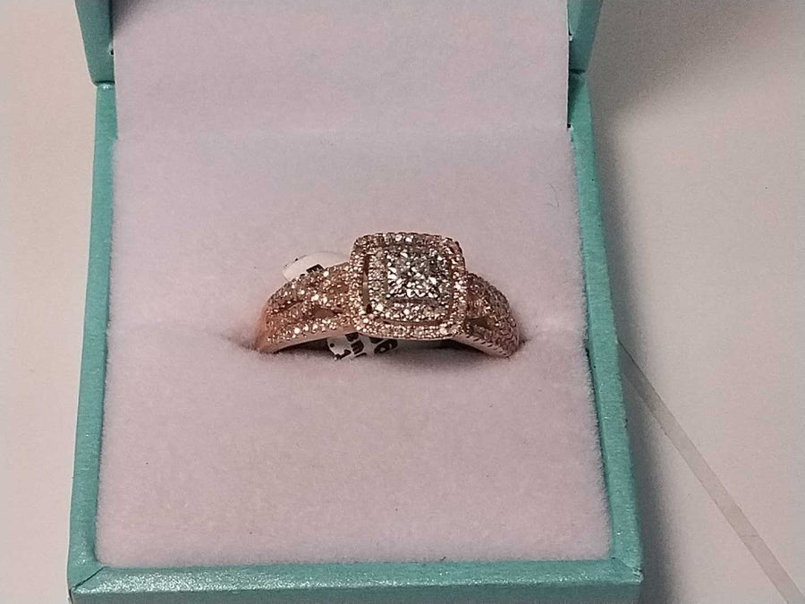 Ring - Engagement Set - Rose Gold 14k (.585) 3.1 grams Size 9