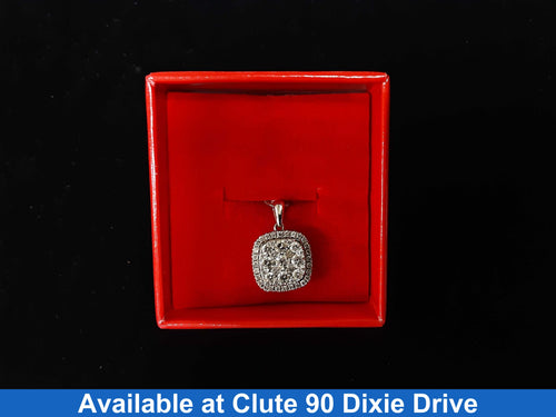 Diamond Pendant - White Gold 10k (.417) 2.5 grams