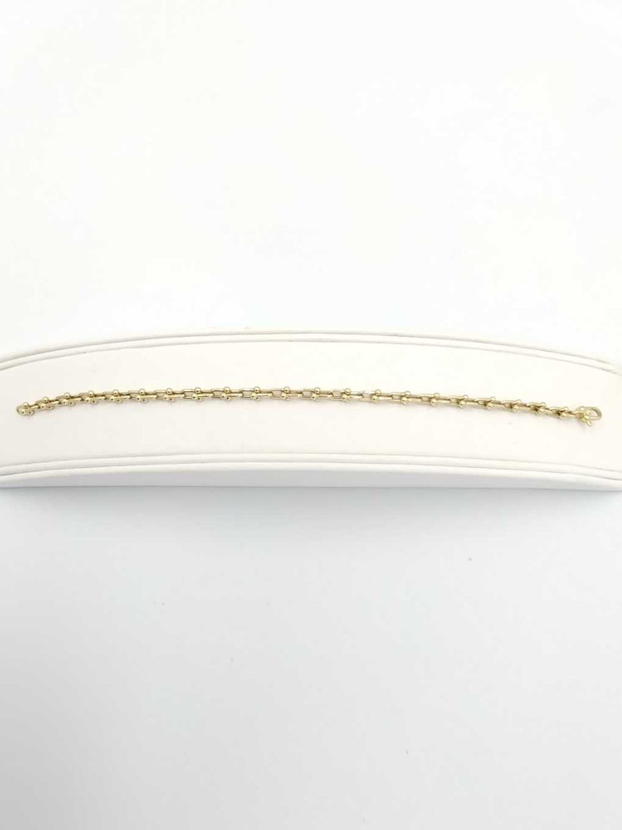 Link Bracelet - Yellow Gold 14k (.585) 10.18 grams 7 inch