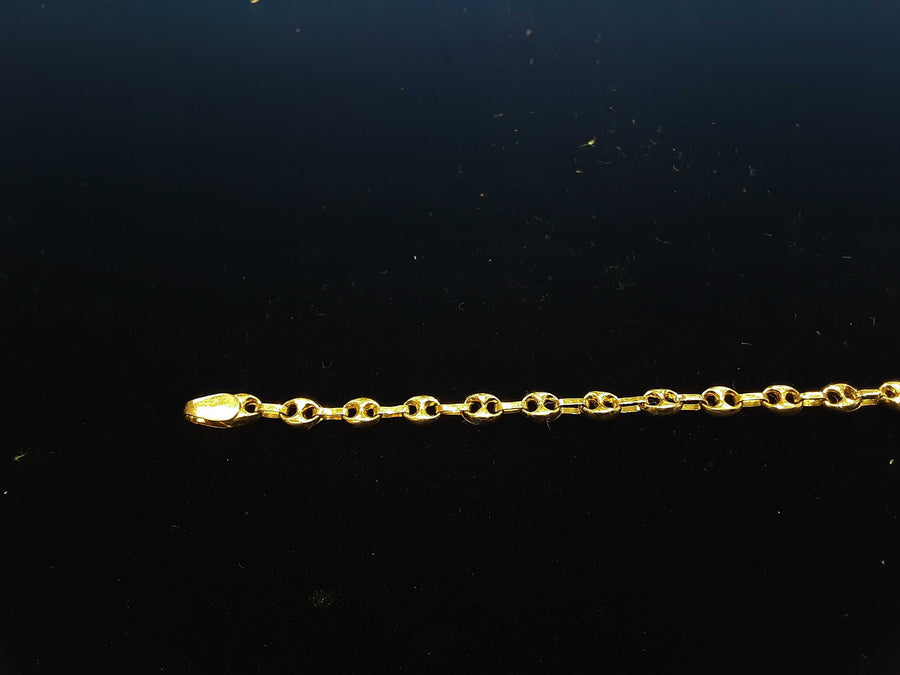Bracelet - Yellow Gold 18k (.750) 3.7 grams 8 inch