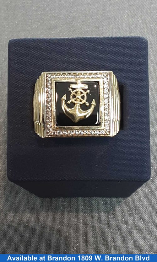 Men's Ring - Yellow Gold 14k (.585) 10 grams Size 12