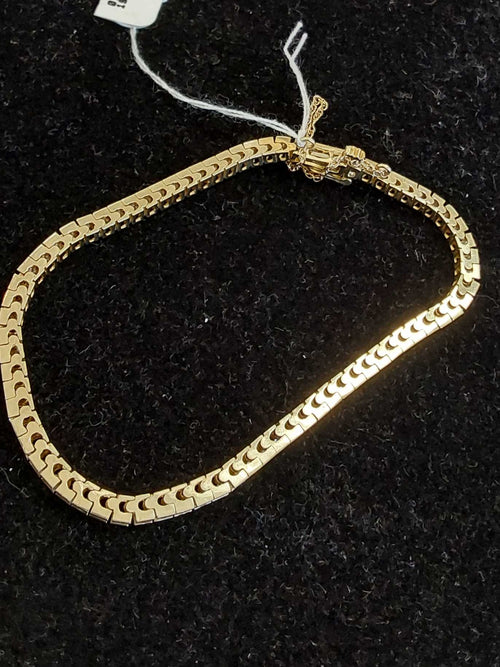 Tennis Bracelet - Yellow Gold 10k (.417) 9.9 grams 7 inch