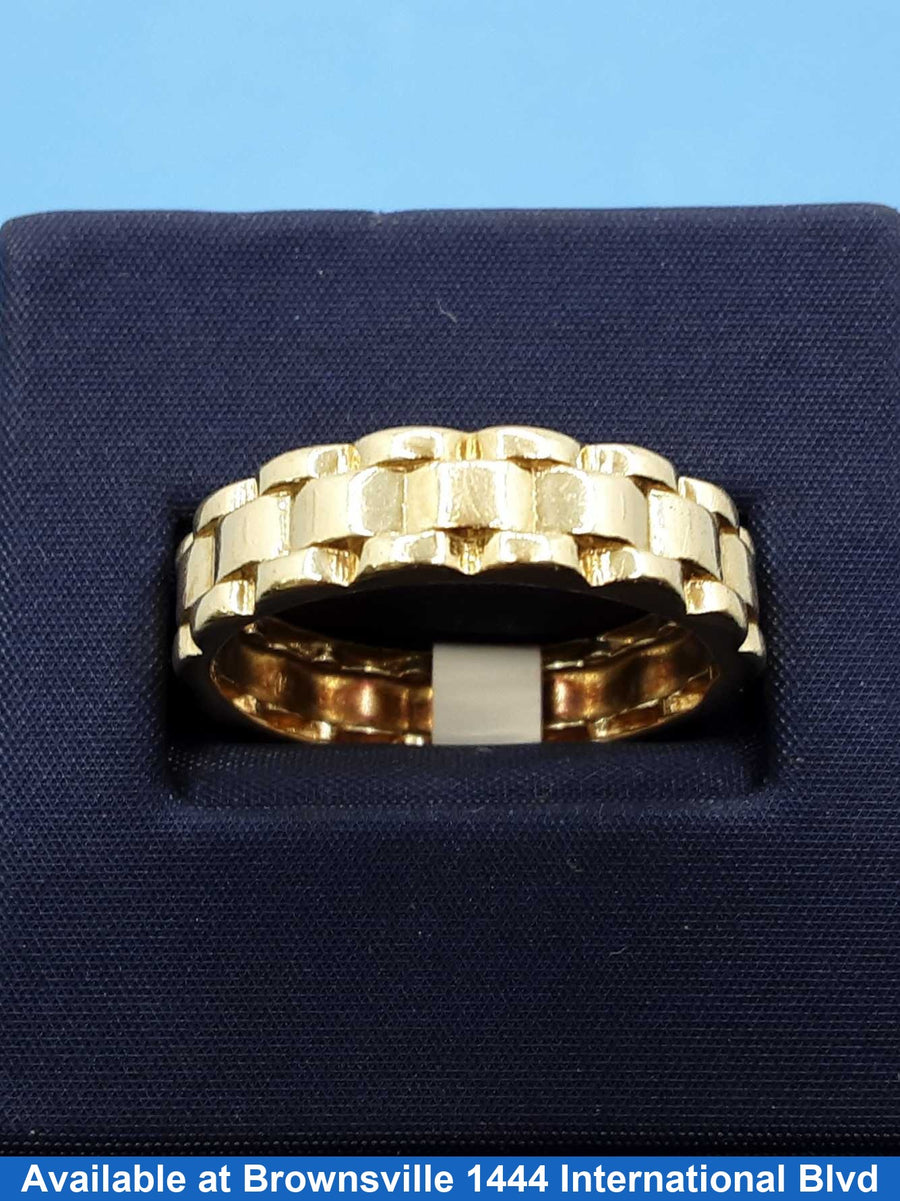 Men's Ring - Yellow Gold 10k (.417) 4.7 grams Size 10