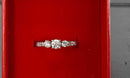 Women's Ring - Solitaire - White Gold 14k (.585) 2.8 grams Size 7