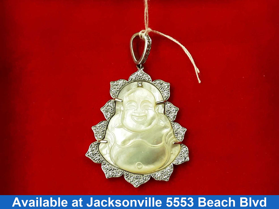 Religious Pendant - White Gold 10k (.417) 7.4 grams