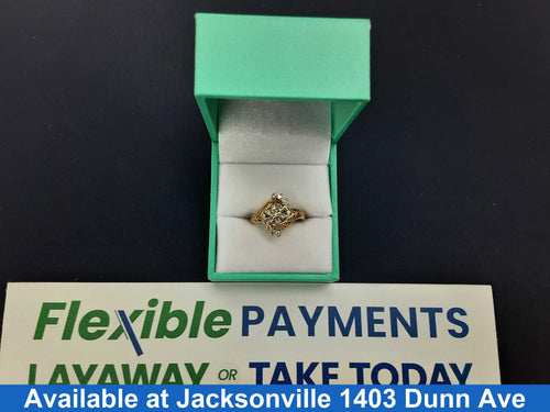 Women's Ring - Yellow Gold 14k (.585) 4 grams Size 6