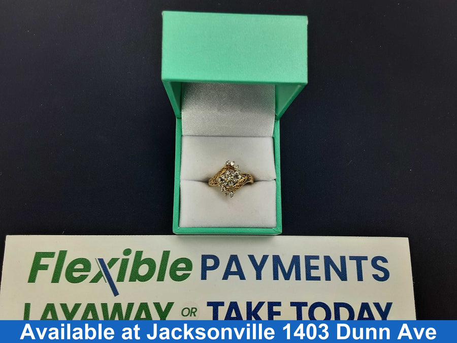 Women's Ring - Yellow Gold 14k (.585) 4 grams Size 6