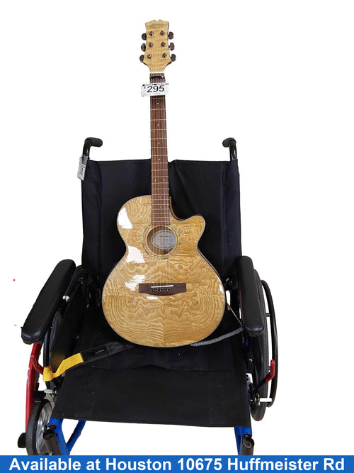 Mitchell Mx-430qb/n Beige / Tan Acoustic / Electric Classic Guitar