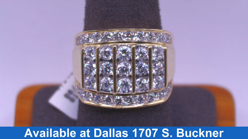 Men's Ring - Yellow Gold 14k (.585) 14.5 grams Size 10