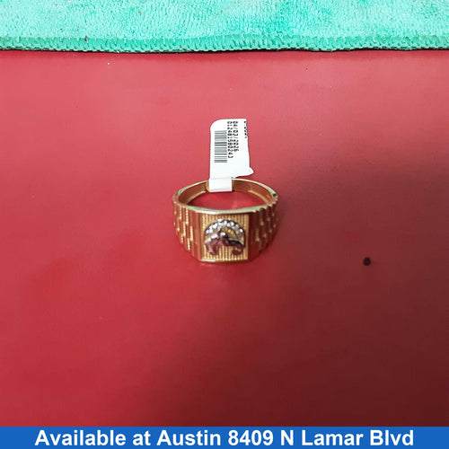Men's Ring - Yellow Gold 14k (.585) 5.6 grams Size 10