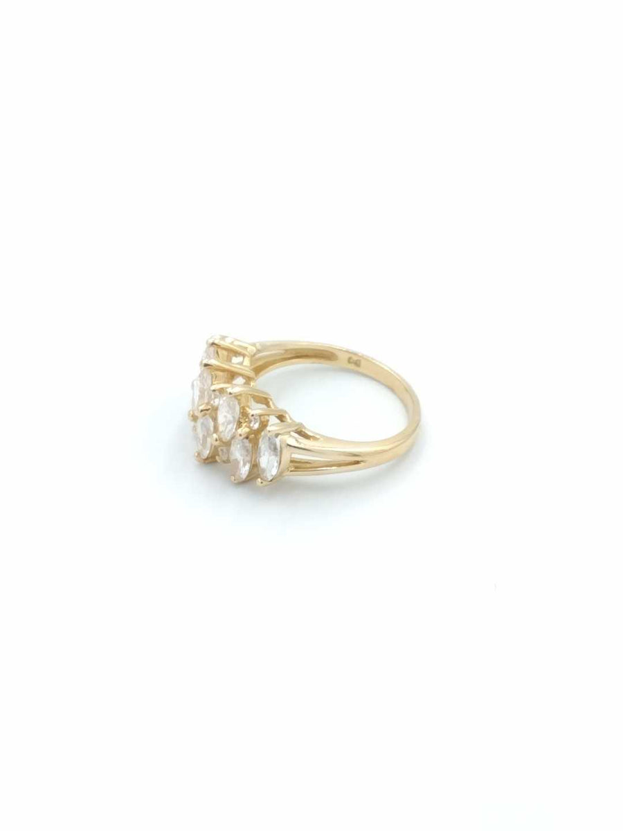 Women's Ring - Yellow Gold 14k (.585) 4.1 grams Size 9.5
