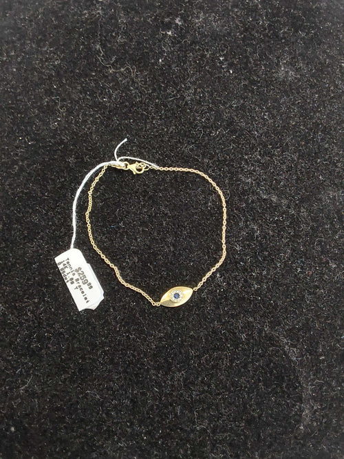 Tennis Bracelet - Yellow Gold 14k (.585) 1.8 grams 4 inch