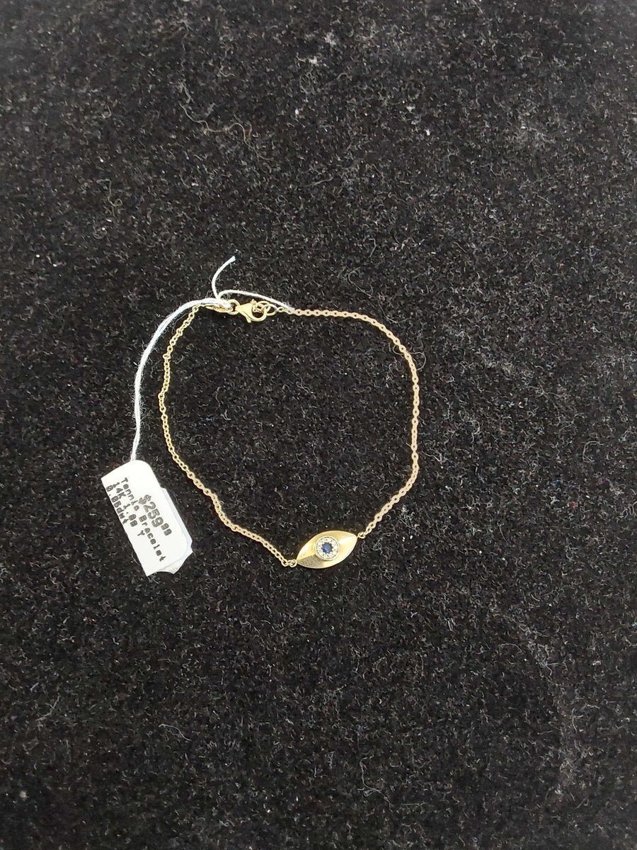 Tennis Bracelet - Yellow Gold 14k (.585) 1.8 grams 4 inch