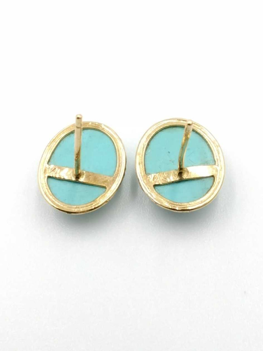 Earrings - Yellow Gold 14k (.585) 1.5 grams