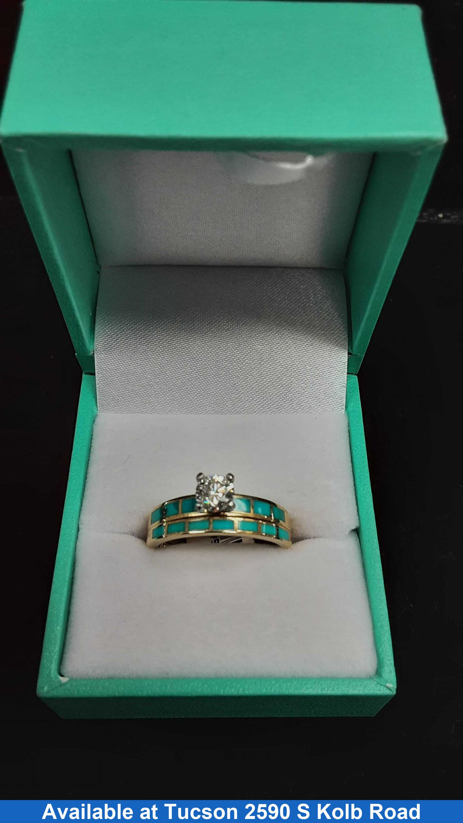 Ring - Engagement Set - Yellow Gold 14k (.585) 5.5 grams Size 20