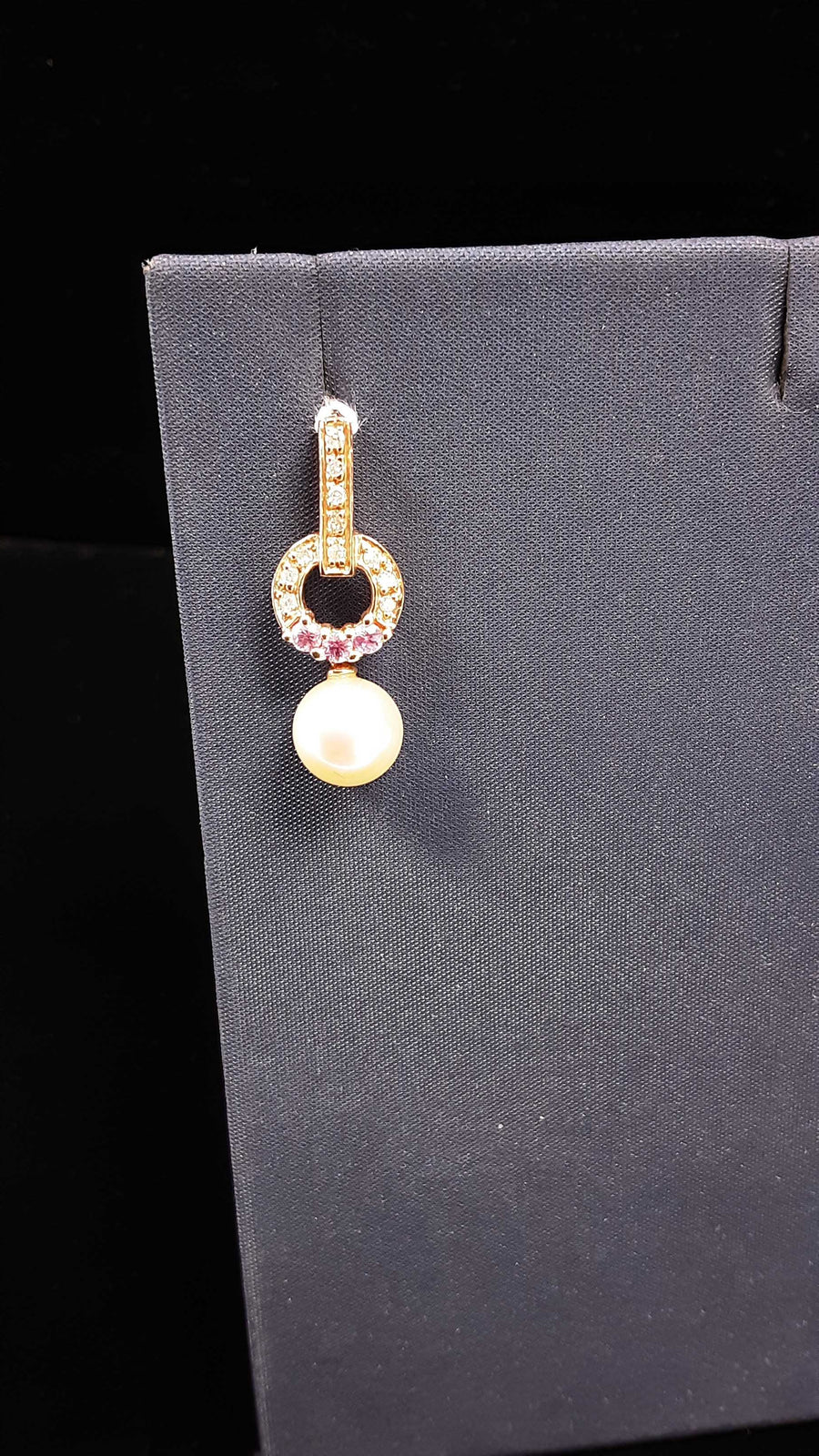 Diamond Pendant - Rose Gold 14k (.585) 1.8 grams