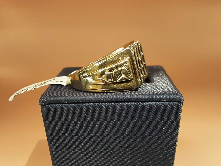 Men's Ring - Yellow Gold 10k (.417) 8.5 Grams Size 10