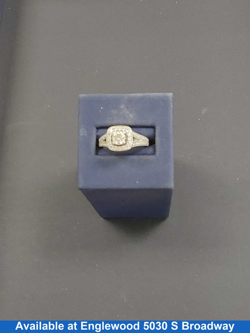 Women's Ring - White Gold 10k (.417) 5.5 grams Size 7.5