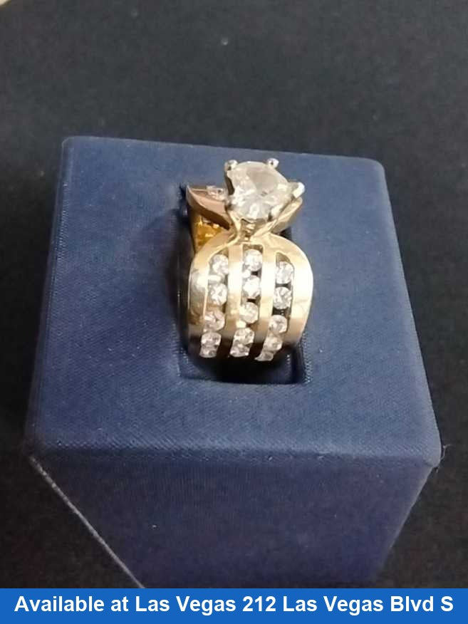 Women's Ring - Yellow Gold 14k (.585) 10.5 grams Size 20