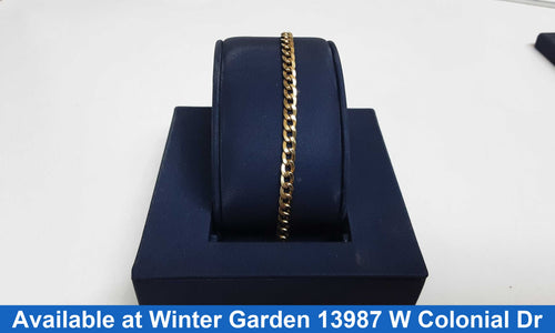 Bracelet - Yellow Gold 18k (.750) 5.4 grams 8 inch