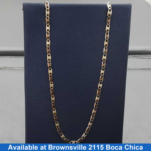 Gucci Chain - Tricolor Gold 10k (.417) 2.4 grams 20 inch