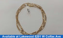 Figaro Chain - Yellow Gold 14k (.585) 11 grams 24 inch