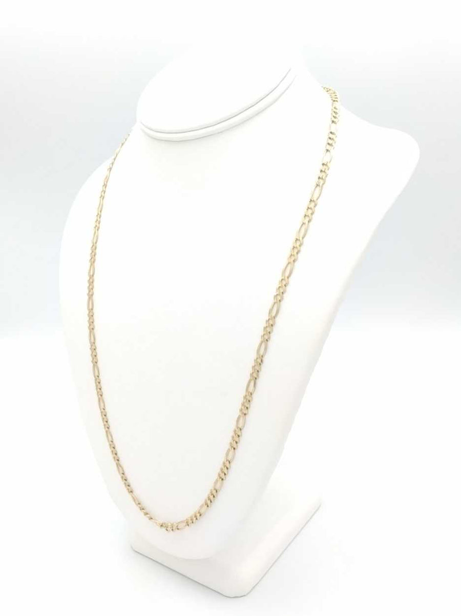 Figaro Chain - Yellow Gold 14k (.585) 13.8 grams 24 inch